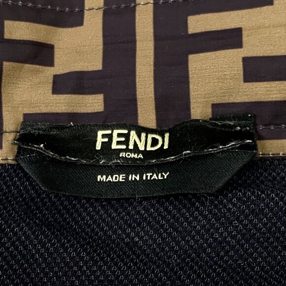 Fendi Brown FF Logo-Printed Casual Shorts Mens Size 52 - Picture 2 of 6